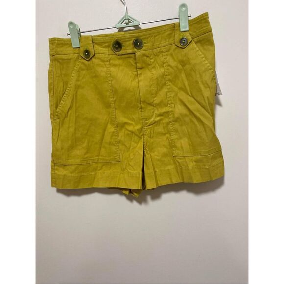 COPY - Anthropologie Maeve High Waist Elena Shorts Size 4 - Picture 2 of 5